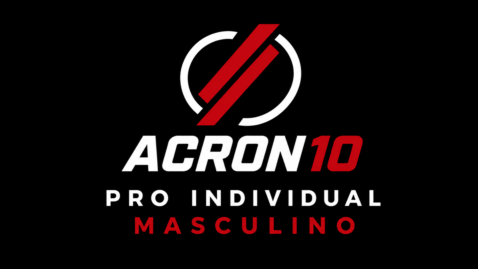 Inscripción Acron10 pro individual masculino
